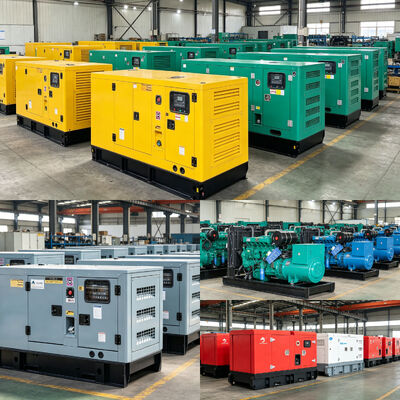 High Voltage Diesel Generator Industrial Genset Emergency Backup Power Station Heavy Duty Engine Alternator System